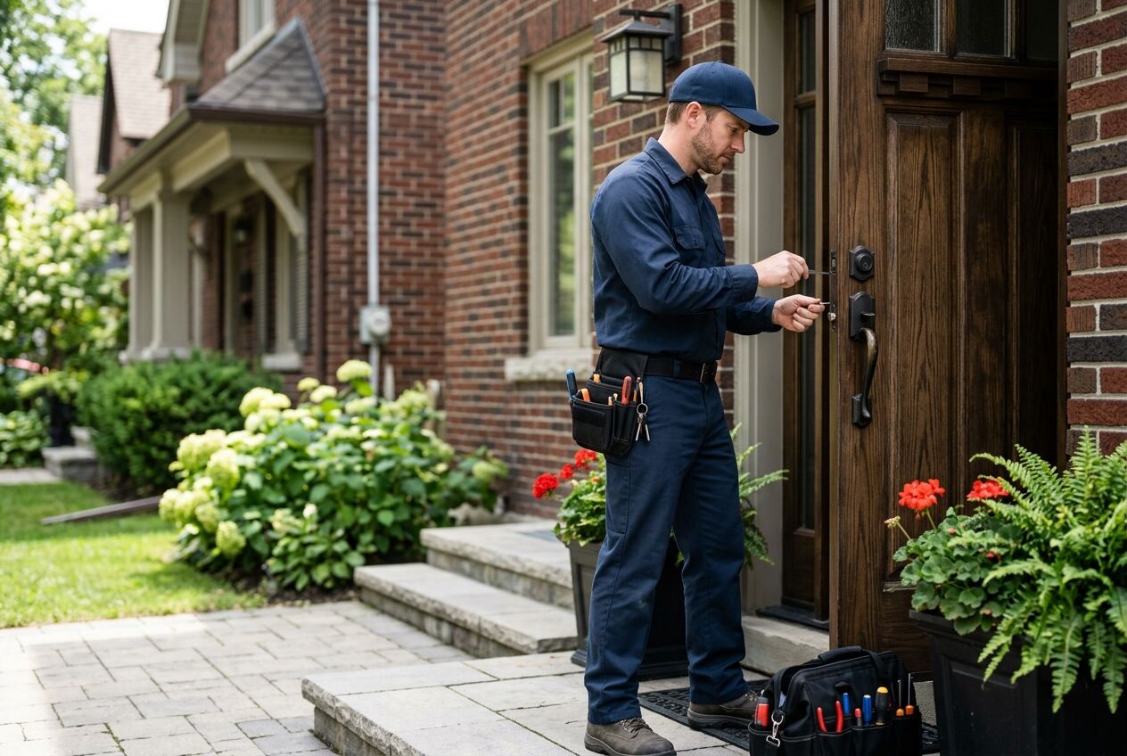 Locksmith Dallas professional team at work