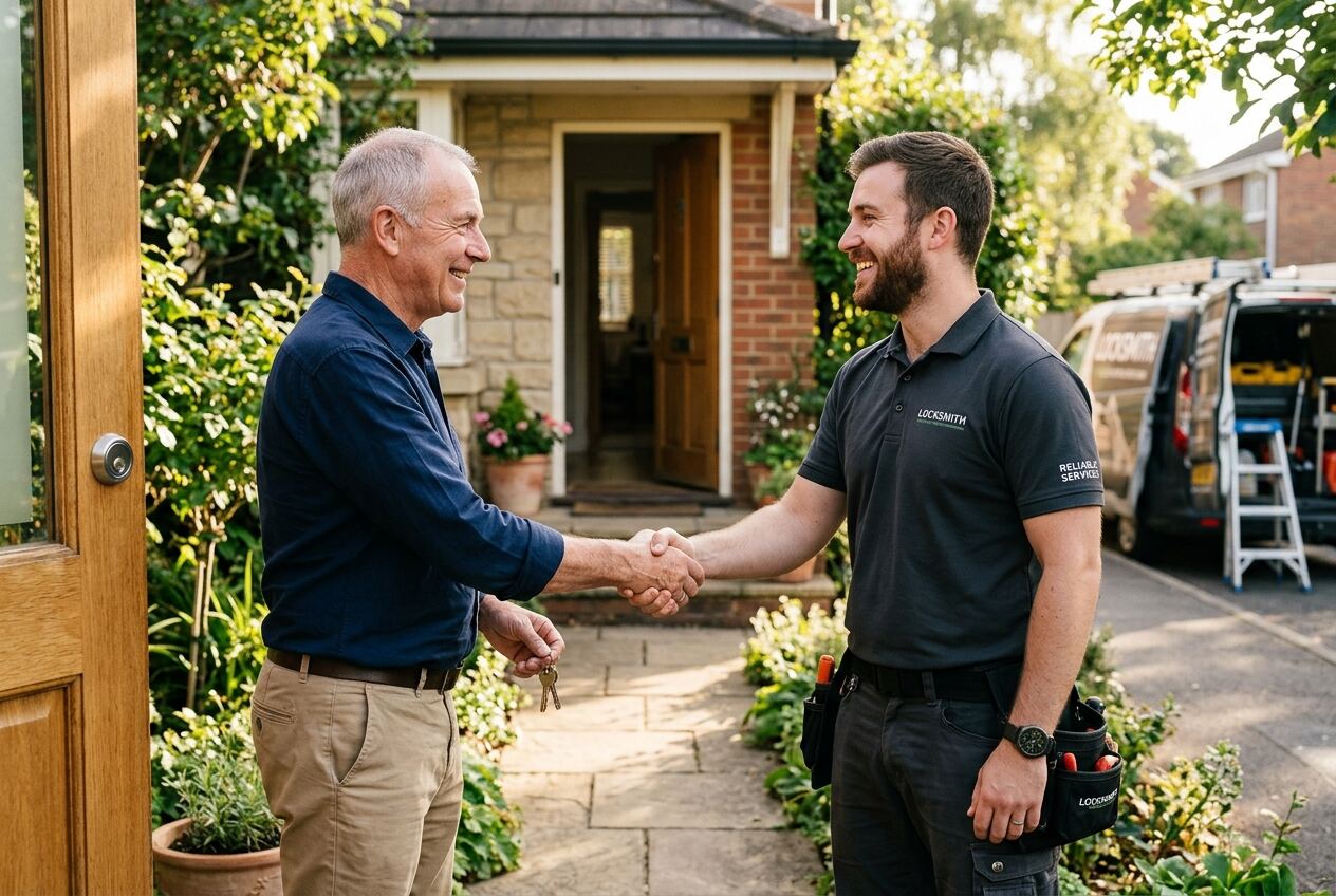 Customer satisfied with locksmith dallas service